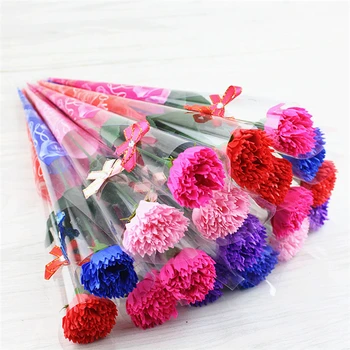 10 adet Aroma Sabun Çiçek yapay çiçek Buketi Renkli Düğün Çiçek noel çiçek süslemeleri sahte çiçekler Hediye