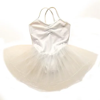 Yeni çocuk Bale Dans Elbise Bale Elbise kız Sling örgü etek Çocuk Bale Kostüm Leotard Kız Giyim